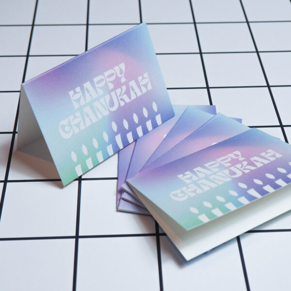 Happy Chanukah mini card set